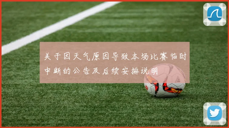 关于因天气原因导致本场比赛临时中断的公告及后续安排说明
